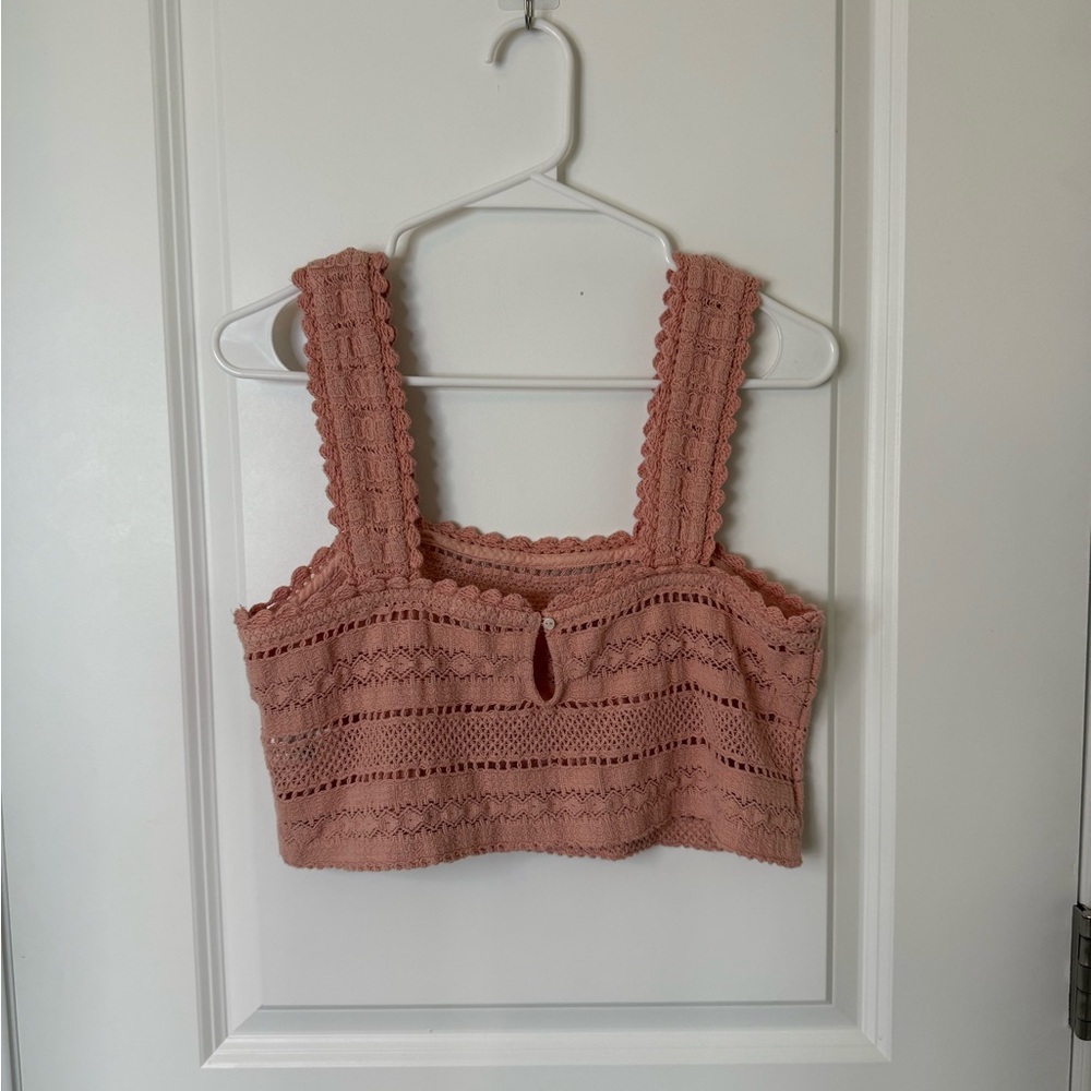 aerie Crochet Crop Top - Picture 3 of 6